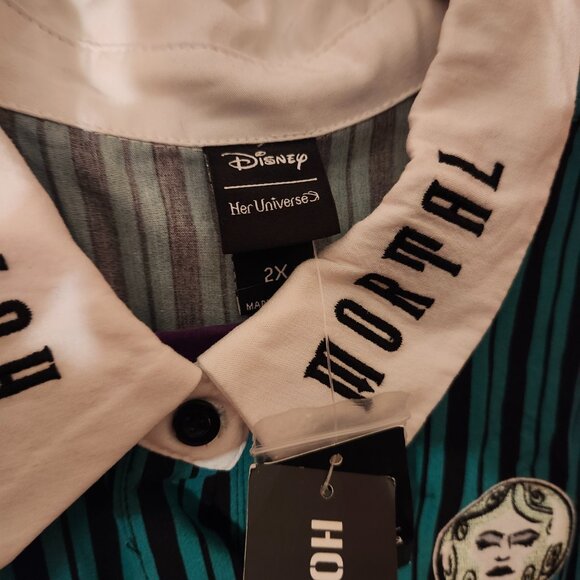 Disney Her Universe Haunted Mansion Blouse - 2x - Picture 4 of 4
